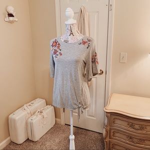 Democracy Embroidered Top